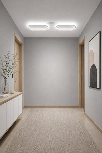 AvizeGO Hilton 2'li LED Plafonyer Avize