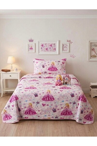 GOOD MORNİNG PAMUKKALE SET CUVERTURĂ DE PAT MATLASATĂ PRINCESS PATTERN PENTRU...