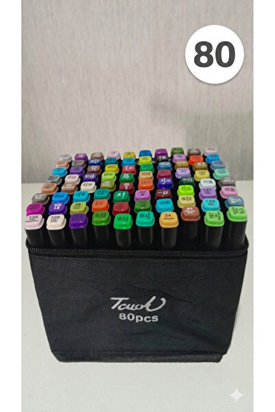 Fidanx Marker Brush Pen Set 80 Colors Dual Tip Professional Drawing and Paint...