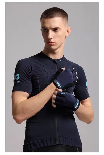 SkyWheel Elite Series Unisex, Sweat-Proof Half-Finger Pro Fitness, Reformer Pilates Palm Anti-Slip Silicone Sports Gloves - Size L