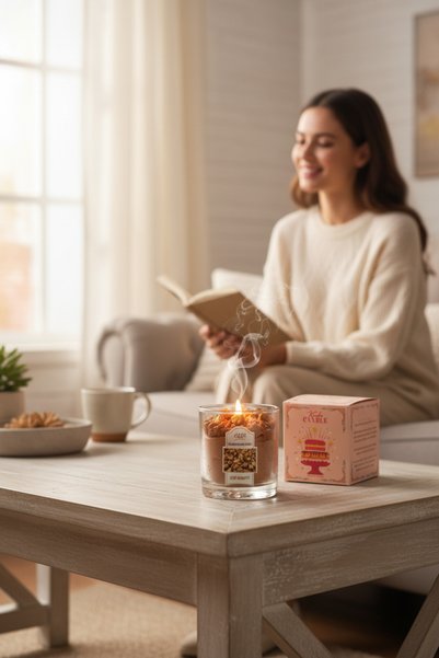 KASH Gold Nuggets / Scented soy wax candle / ALTIN MUM