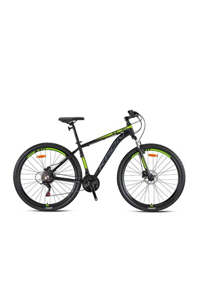 Kron XC 75 27.5" Jant Mekanik Disk 21 Vites Dağ Bisikleti 19 Kadro Siyah Neon...