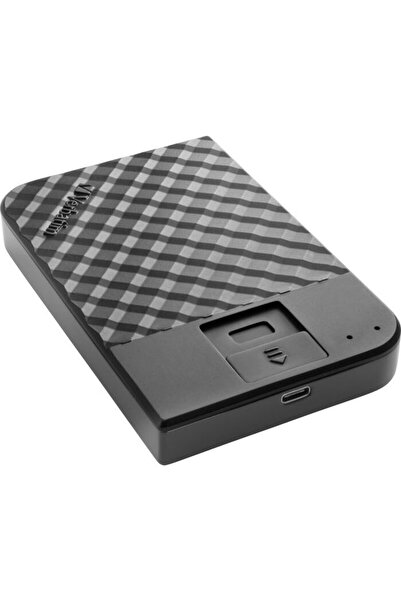Verbatim Securizare prin amprentă 2TB (negru, USB 3.2 C (5 Gbit/s))