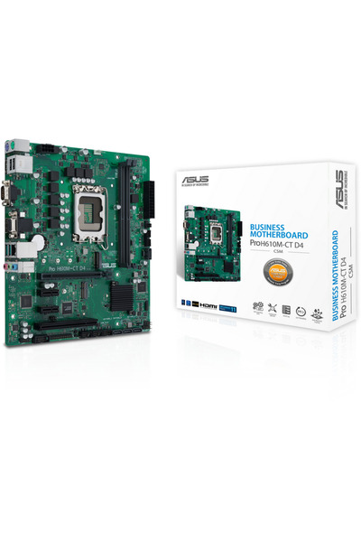 ASUS Pro H610M-C D4-CSM, Intel H610, Socket 1700, mATX