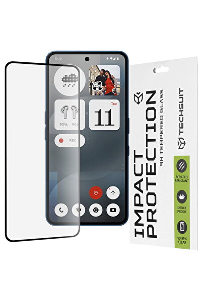 Techsuit Folie pentru Nothing Phone (3a) - 111D Full Cover / Sticlă cu adeziv...