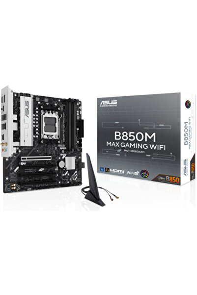 ASUS B850M MAX GAMING WIFI AMD B850 Socket AM5 mATX