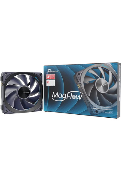 Seasonic 1YFNDF1RT1A10W, 1 ventilator de 120 mm, 2000 rpm, Negru