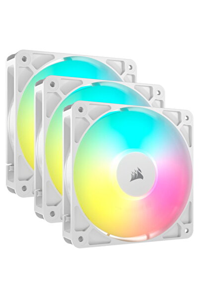 Corsair RS120 ARGB, ventilator carcasă (alb, pachet de 3)