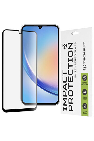 Techsuit Folie pentru Samsung Galaxy A34 5G - 111D Full Cover / Sticlă cu ade...