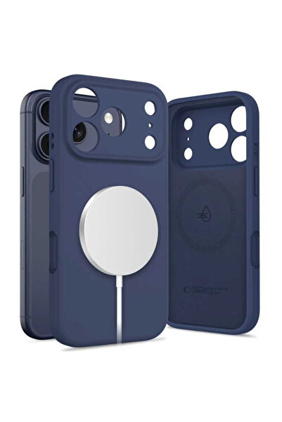 Tech-Protect Husă Silicone MagSafe pentru iPhone 17 Pro Max, finisaj silicon ...