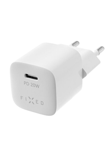 FIXED KF2341343 Încărcător EU, Type-C, 20W Alb