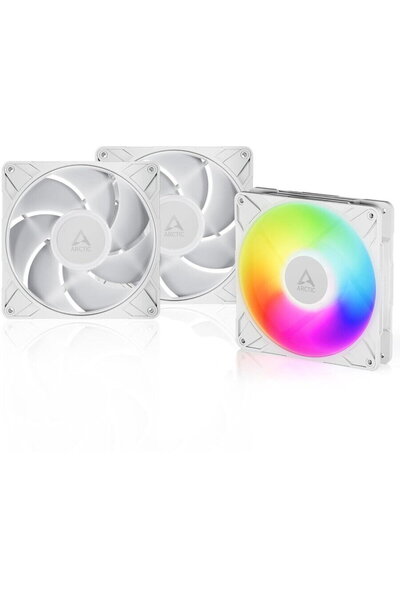 Arctic 3 x P14 Pro LED ARGB Inversat 140 mm Alb