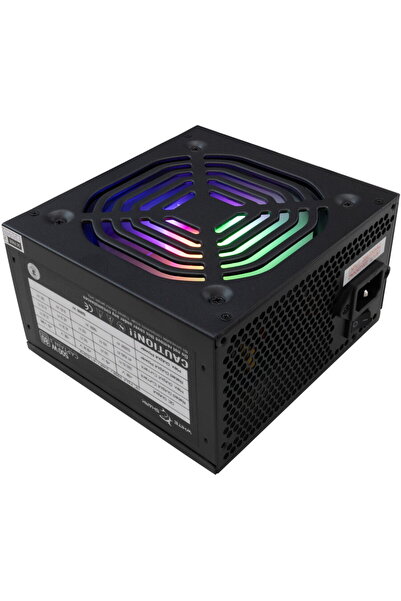 white shark GPSU-W500F Captain 3 500W 80+ RGB Negru