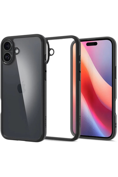 Spigen Ultra Hibrid, negru mat - iPhone 16
