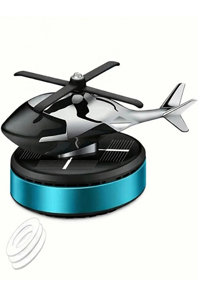 Genel Markalar Güneş Enerjisiyle Çalışan Araç Helikopter Kokulu Süs Kırmızı