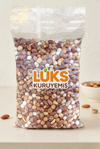 lüks kuruyemiş Düğün Süper Karışık 5 Kg Kuruyemiş Fındık Badem Kaju Antep Leb...