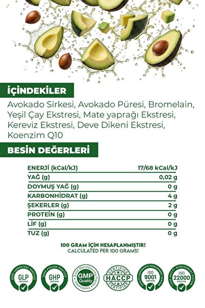 Anadolu Nektarı Avokado Mix Syrup 750 ml