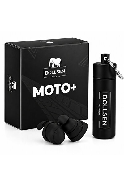BOLLSEN Moto Kulak Tıkaçları Motosiklet Sürücüleri İçin 24 dB SNR Rüzgar Gürü...