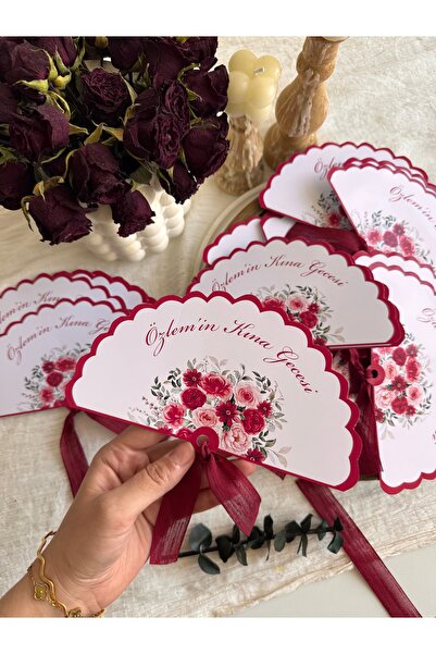 Mapel 15 Adet Masa kartı yelpaze, Bride To Be, Kına Gecesi, Nişan, İsteme, Sö...