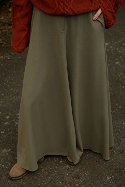 Generic Brand A-Line Skirt Khaki