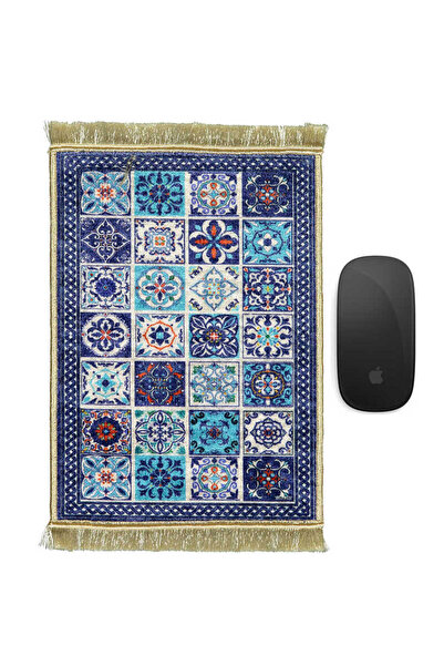 Bursa İpek Mousepad decorativ mic, albastru bleumarin