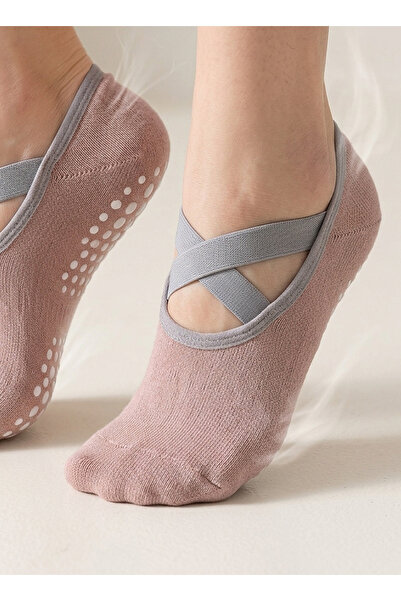 Generic 🧘   Yoga & Anti-Slip Socks Set-4 Pairs (Long and Short)
