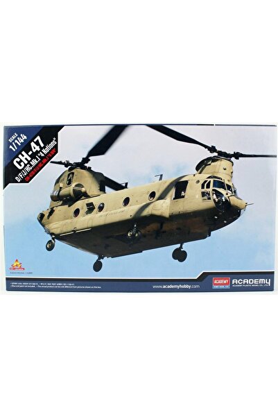 Academy Academy12624 1/144 Ölçek, CH-47D/F/J/HC.Mk.1 (4 nations) Askeri Helik...