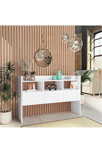 Concept Servantă, alb, 105x30x70 cm, PAL