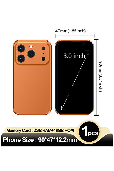 Choice4 SERVO 2G 16g orange 17SE MINI Tiny Smartphone 2GB+16GB Android System...