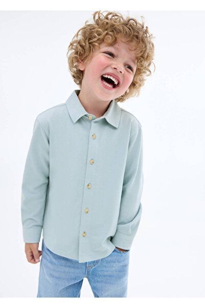 MANGO Baby Cămașă din bumbac cu noduri