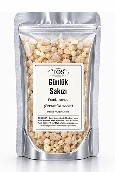 TOS The Organic Spices Günlük Sakızı 50 gr (1. Kalite) Boswellia sacra / Fran...