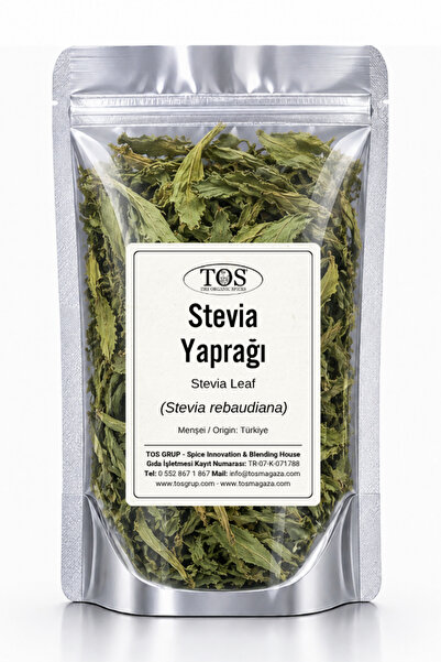 TOS The Organic Spices Stevia Yaprağı 100 gr (1. KALİTE) Stevia Rebaudiana / ...