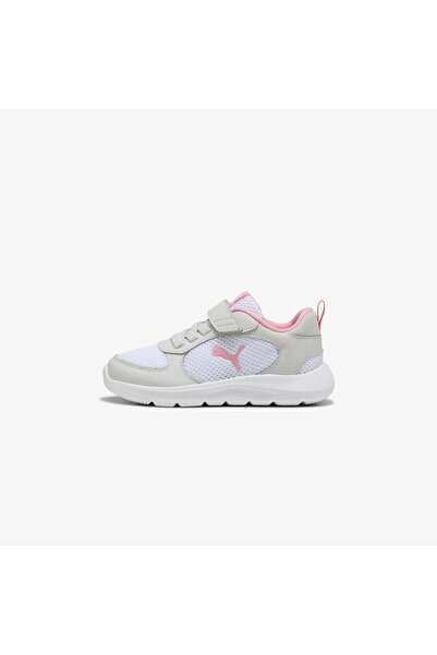 Puma 400580 08 Fun Racer 2 AC+ PS Beyaz-Gri-Pembe Çocuk Spor Ayak