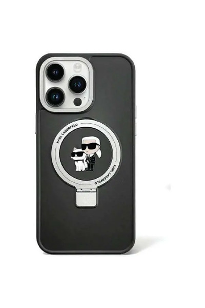 Karl Lagerfeld KLHMP15SHMRSKCK iPhone 15 6.1 "   negru/negru carcasă rig...