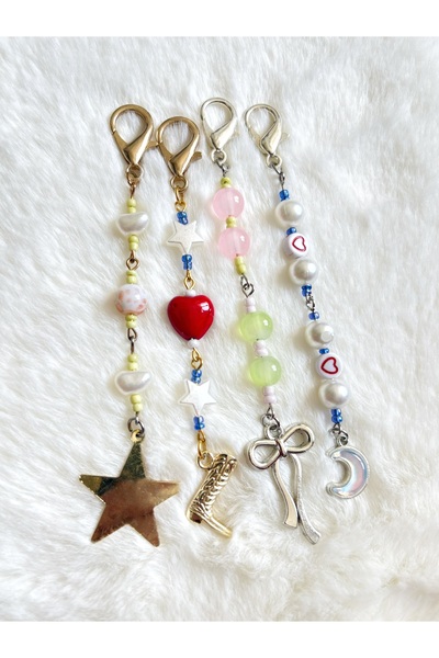 Poshy Atelier Pants Hair Charm Bag Wallet Accessory Shoe Ornament Keychain