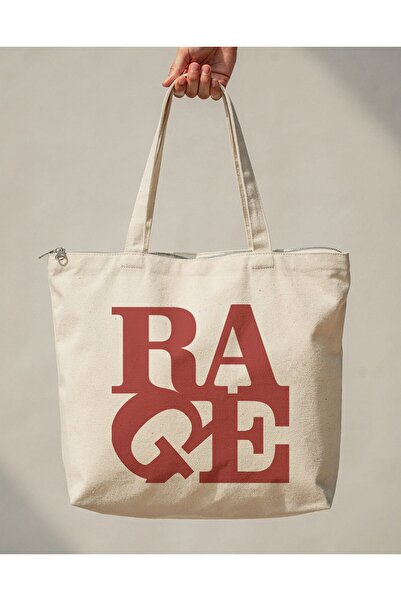 buzagi tasarım ürünleri Rage Against the Machine Zippered Lined Gusseted Canv...