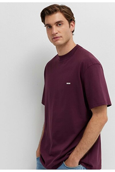 Mavi M0612216 Printed T-Shirt Men's T-Shirt Bordo