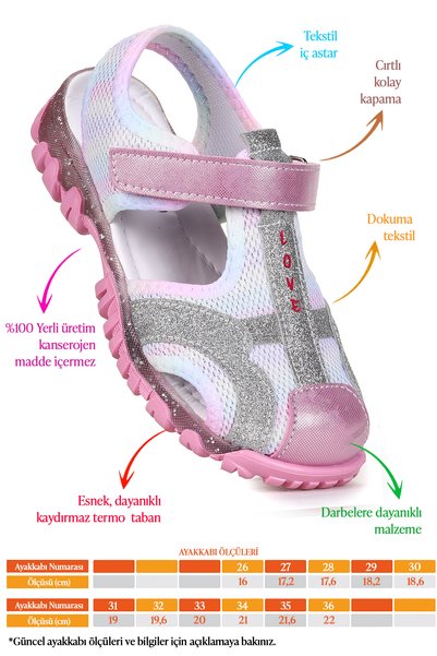 Kiko Kids Marsa Velcro Girls' Sandals