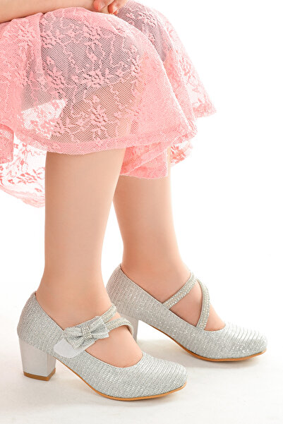 Kiko Kids Aisha Çupra Günlük Kız Çocuk 4 Cm Topuklu Abiye Ayakkabı