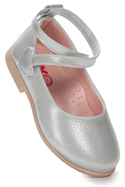 Kiko Kids Vakko Velcro Girls' Ballerina Shoes Arç 04