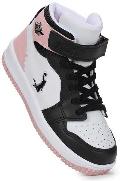 Kiko Kids Pantofi sport Hayka Velcro pentru baschet pentru băieți/fete