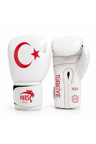 Pars Türk Bayraklı Hediyelik Boks Kick Boks Eldiveni