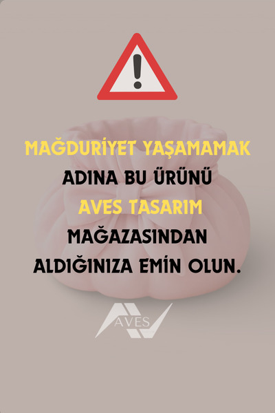 Aves Tasarım AVES Dekoratif Fiyonklu Kalemlik – Makyaj Fırçalık – Masaüstü Or...