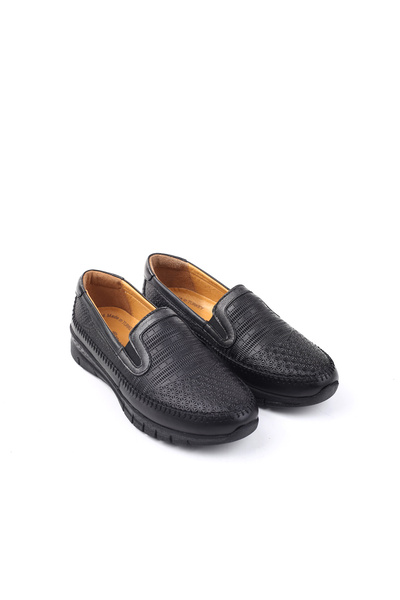 Castle Black Piele autentică 3,5 cm Pantofi confortabili pentru mama cu toc pană