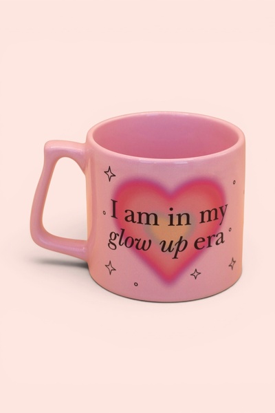 Cool Stuff Glow up Era Pink Mug