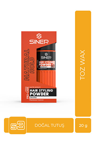 Sinep Toz Wax Doğal Tutuş S3 Orange 20 g
