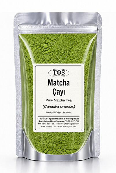 TOS The Organic Spices Matcha Çayı 40 gr (1. Kalite) Camellia sinensis / Pure...