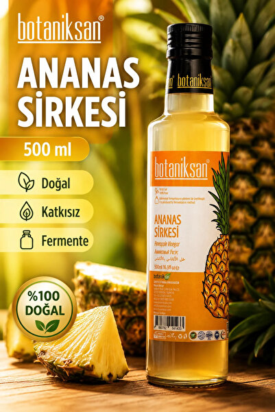 botaniksan Ananas (Bromalin) Sirkesi 500 ml - Doğal Fermantasyon, Katkısız Fe...