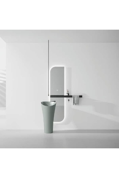 Havona LAGUNA – Set de baie format din lavoar independent (compozit) + etajer...