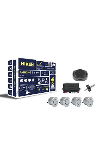 Niken Araç geri park sensörü bip bip ses ikazlı gri göz